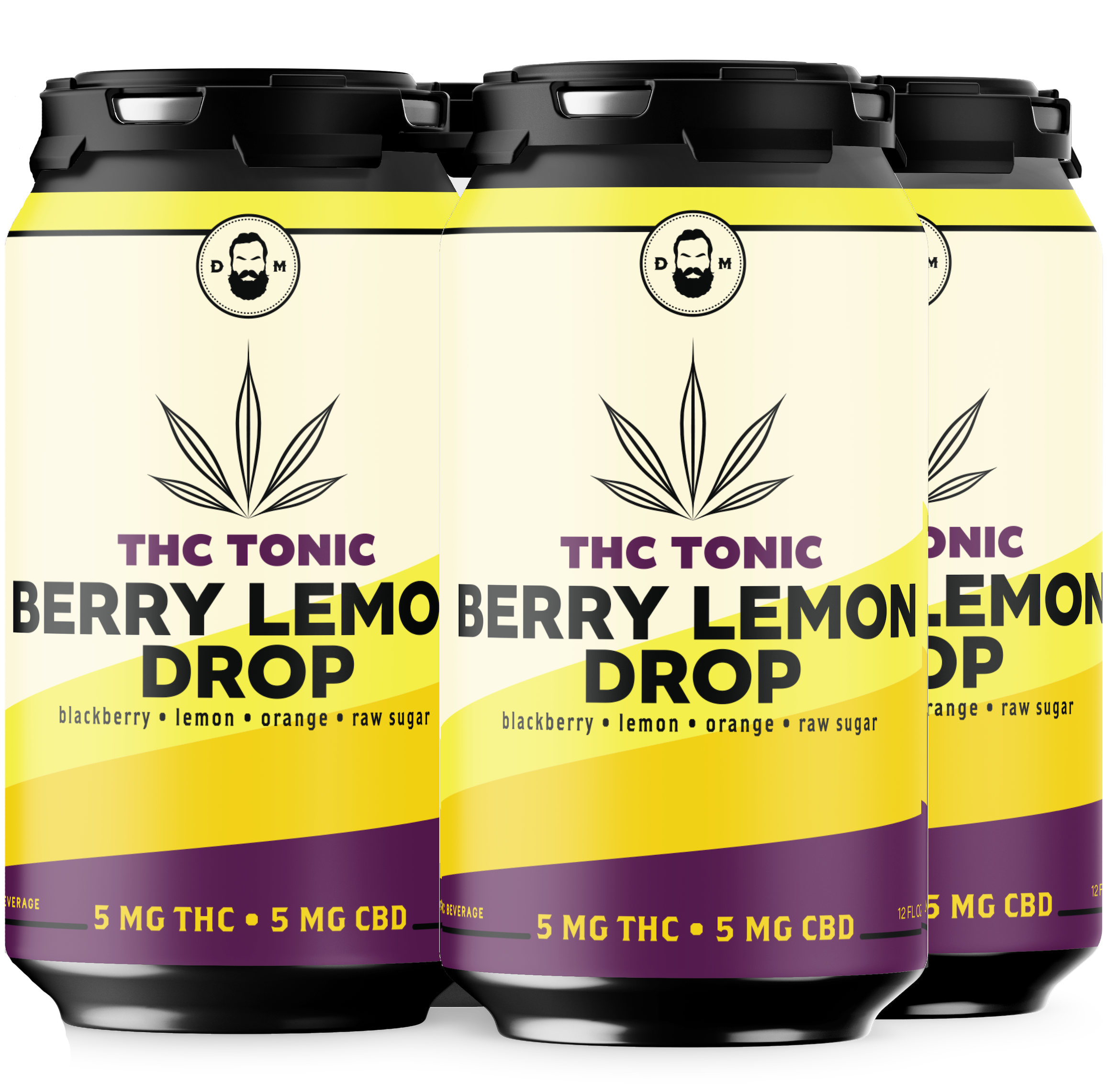 THC Tonic Berry Lemon Drop – 4 Pack